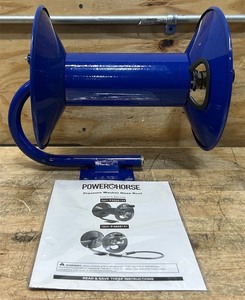 Powerhorse Pressure Washer Manual Hose Reel, Fits 100ft. x 38in. Hose #6668159 Msrp $79.99 see description