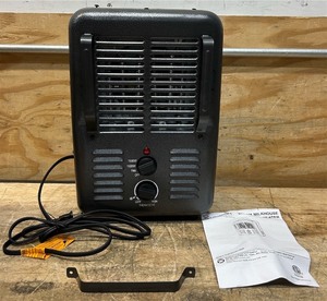 LifeSmart 1500 Watt Milkhouse Utility Heater, Forced Air, 5100 BTUhour, Heating Capability 300 ft , Model# HT1912 #6495243 Msrp $34.99 see description