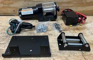 Ultra-Tow 12 Volt DC ATVUTV Winch, 2500-Lb. Capacity, Galvanized Wire Rope #4995885 Msrp $99.99 see description