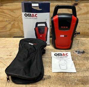 OMAC 12V Portable Digital Tire Inflator with LED Light, 150 PSI, Model# 96CP002BR #6738057 see description