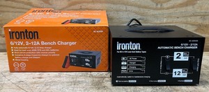 Ironton 12V Bench Charger, 612 Amps #5826590 Msrp $79.99 see description