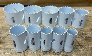 IRONTON Hole Saw lot of 10