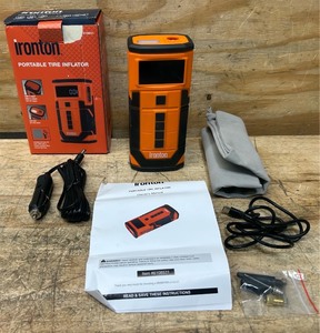 Ironton Portable Air Inflator with Power Bank, 0.7 CFM, 120 PSI Max., 12V DC #6108531 Msrp $39.99 see description