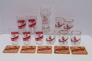 Leinenkugel Glassware & Coasters Set