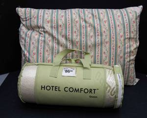 Set of 2 Standard Size Pillows  Bamboo & Feather