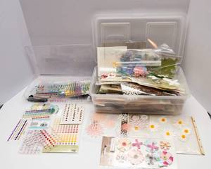 Assorted Crafting Stickers  Variety Lot