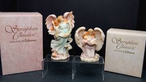 Set of 2 Seraphim Classics Angel Figurines  With Original Boxes (1996)