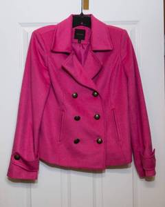The Limited Pink Wool Blend Jacket  Size Small