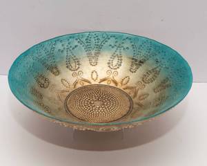 Large Decorative Bowl  14.5 Diameter