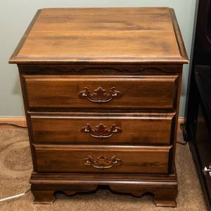 Wooden Bedside Table