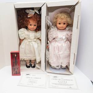 Gotz Dolls  1993 Aileen & Angelica with Certificates of Authenticity