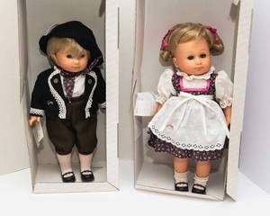 Gotz Dolls  Franz & Marianne Collectible Set with COA