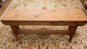 Wooden Bench  Plant Stand