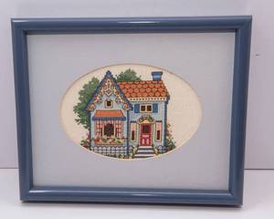 Handmade Cross-Stitch Artwork  Framed (11 x 9)