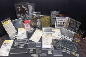 Clear Stamps & Acrylic Stamp Blocks  Crafting Set
