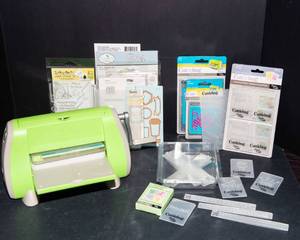 Cuttlebug Die Cutting & Embossing Machine with Embossing Folder Assortment