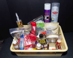 Variety of Crafting Adhesives  Glues & Tapes Lot