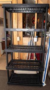 Plastic 5-Tier Storage Shelf