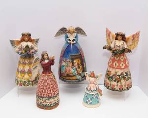 Jim Shore Figurines  5 Piece Assorted Collection