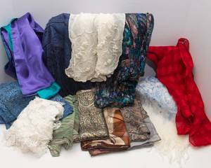Variety of Scarves