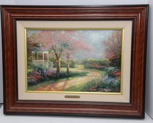 Morning Dogwood  Thomas Kinkade Limited Edition Wall Art Signed and Numbered (26 x 20)