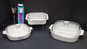 CorningWare Lot  Mixed Bakeware & Accessories Set
