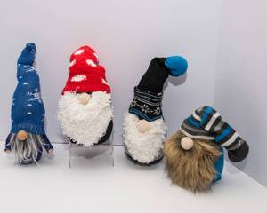 Set of Four Handmade Gnomes