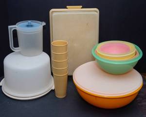 Collection of Vintage Tupperware