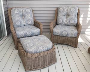 Patio Renaissance by Sunlord Leisure Outdoor Chairs & Footrest Set with Covers