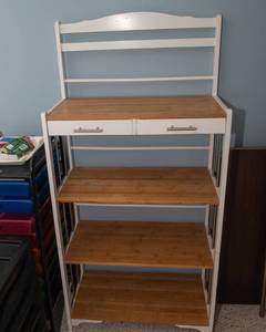 Storage Shelf with Shelves & Drawers