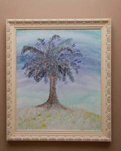 Watercolor Tree Artwork  Framed (24 x 28)