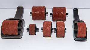 Stampin Around by Stampin Up  Rolling Stamp Set with Handles & Wheels