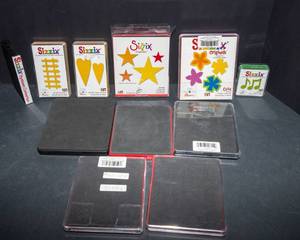 Sizzix Die Cuts & Sizzix System Converter  Crafting Lot (10 Dies Included)