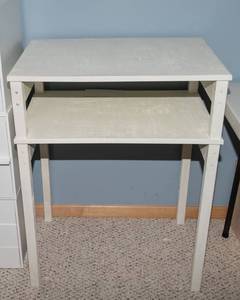 White Painted Wooden Shelf