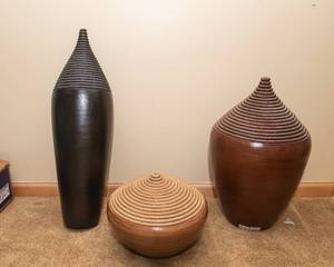 Set of 3 Decorative Vases  Pier 1 Imports