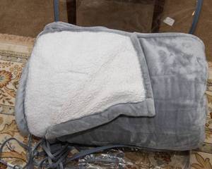 Cuddl Duds Electric Heated Blanket  King Size (Gray)