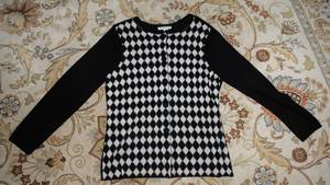 Pendleton Checkered Merino Wool Cardigan Sweater  Petite Medium