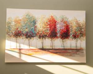 Colorful Wrapped Canvas Tree Artwork (47 x 31.5)