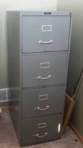 Montgomery Ward Filing Cabinet  52 Tall