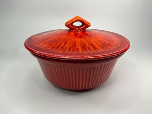 #220 USA California Original Orange Casserole Dish