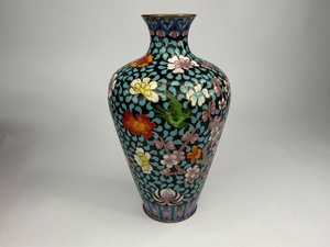 Chinese Cloisonn Vase