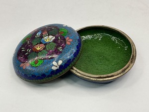 Vintage Chinese Cloisonn Trinket Box