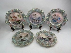 5 Bradford Exchange Butterfly Collector Plates