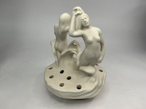Weller Pottery Nude Women Flower Frog