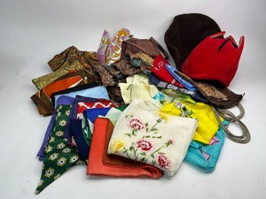 Vintage Scarves, Ties, Purses, Hats, and Handkerchiefs