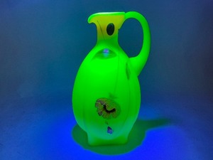 Fenton Art Glass Burmese Pitcher