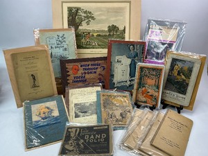 Antique &amp Vintage Ephemeral Box Lot