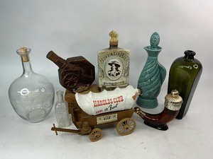 Jim Beam Decanter and Bottle Lot
