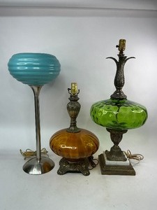 Three Vintage Lamps