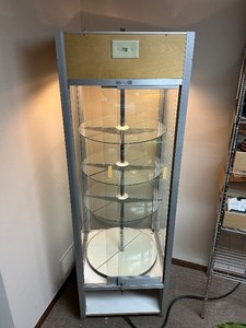 Glass Rotating Display Cabinet